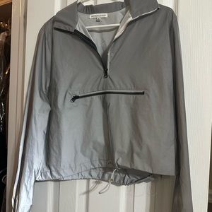 Reflective zip up with front zip pocket